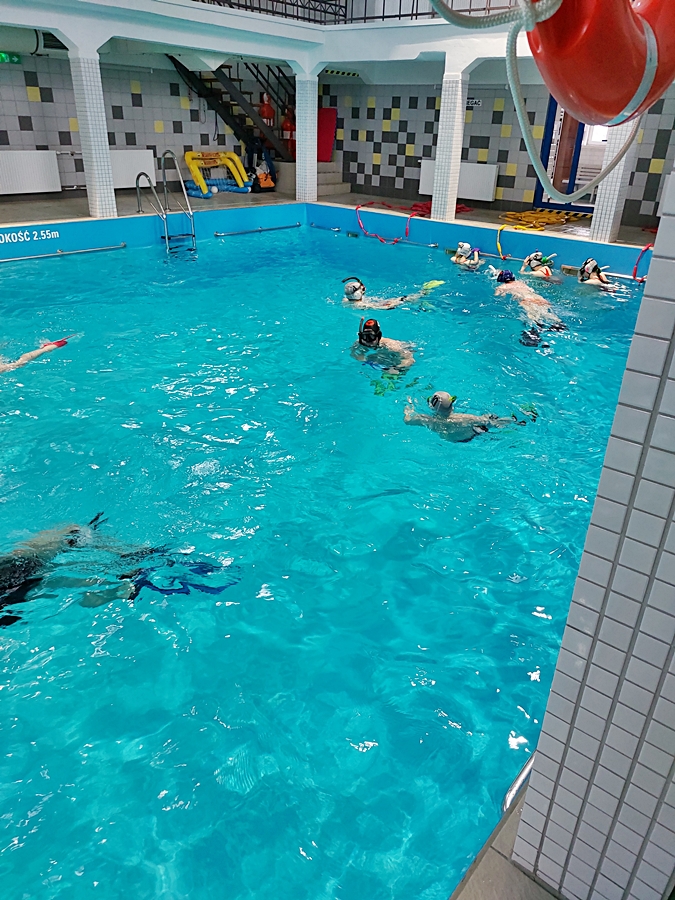 Hokej pod wodą Walenie Siemianowice Śląskie Trening 11 III 2023